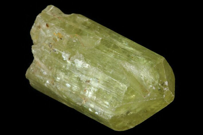 Lustrous Yellow Apatite Crystal - Morocco #82505